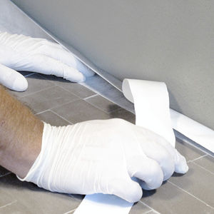 synthetic waterproofing membrane / for load-bearing walls / strip type / self-adhesive