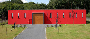 prefab building / modular / galvanized steel / steel framing