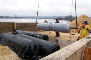 non-woven geotextile / fabric / for drainage