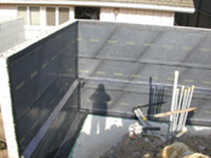 rubber waterproofing membrane / asphalt / composite / polyethylene