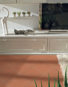 indoor tile / floor / terracotta / polished