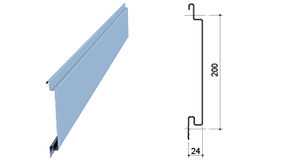 panel cladding / aluminum / steel / smooth
