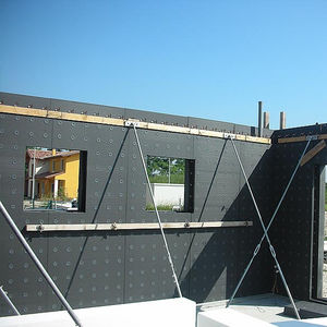 polystyrene formwork block / for walls / insulating