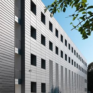 Zinc Titanium Ventilated Facade NATURAL EARTH BROWN ZINTEK