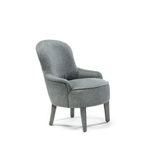 Chesterfield armchair / fabric / ash