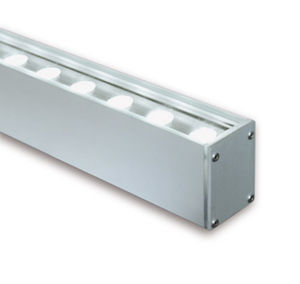 contemporary wall light / outdoor / linear / tempered glass