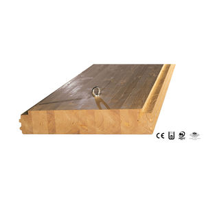 wooden deck slab / glue-laminated wood