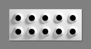 wall-mounted air diffuser / rectangular