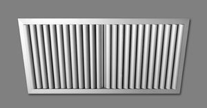 aluminum ventilation grill / rectangular