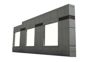 reinforced concrete wall / prefab