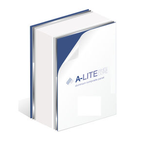 cover composite panel / aluminum / for exterior fittings / for interior