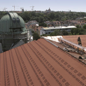 protection waterproofing membrane / for roofs / roll / adhesive