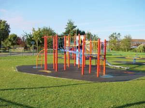rubber sports flooring / for outdoor use