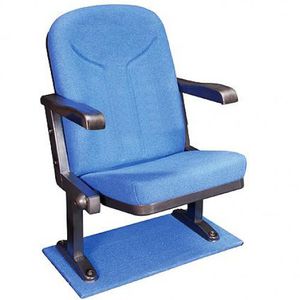 contemporary auditorium seating / fabric / plastic / folding