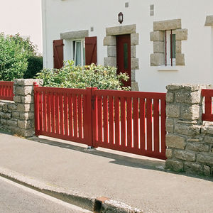 swing gates / aluminum / louvered / residential
