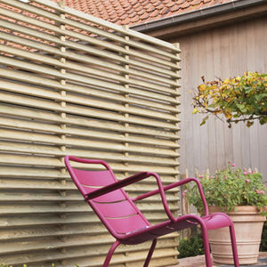 garden fence / louvered / pine