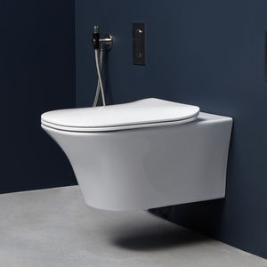 free-standing toilet / wall-hung / ceramic