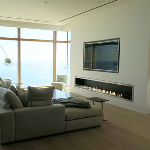 bioethanol fireplace / contemporary / open hearth / built-in