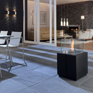 bioethanol fireplace / contemporary / open hearth / central