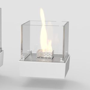 bioethanol fireplace / contemporary / open hearth / central