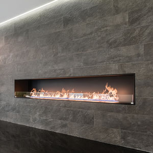 bioethanol fireplace / contemporary / open hearth / built-in