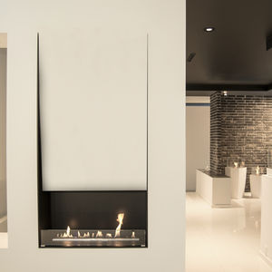bioethanol fireplace / contemporary / open hearth / built-in