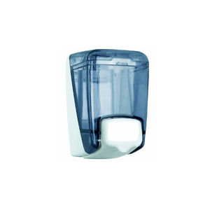 commercial soap dispenser / wall-mounted / plastic / manual