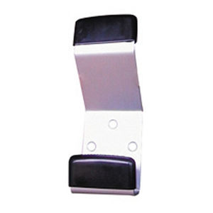 contemporary coat hook / plastic / anodized aluminum / commercial