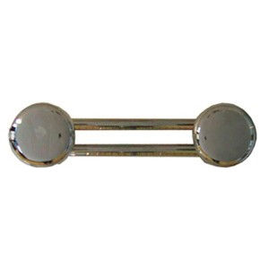 contemporary coat hook / steel / double / bathroom