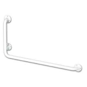 steel grab bar / L-shaped / corner / wall-mounted