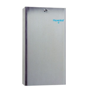 hygienic trash can / wall-mounted / stainless steel / steel