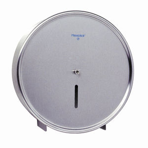 wall-mounted toilet paper dispenser / stainless steel / steel / epoxy