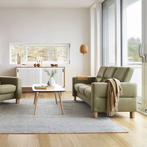 modular sofa / contemporary / fabric / leather