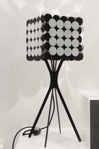 table lamp / contemporary / steel / white