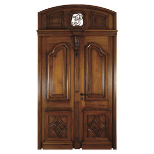 entry door / swing / oak / walnut