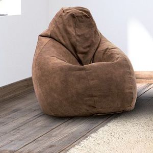 contemporary bean bag / fabric / leather
