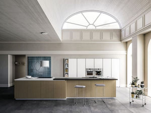 contemporary kitchen / oak / lacquered