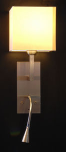 traditional wall light / aluminum / reading