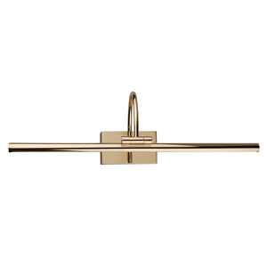 contemporary picture light / brass / chrome / LED