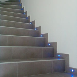 recessed floor light fixture / LED / round / IP66