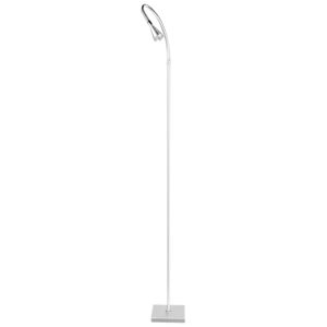 floor-standing lamp / contemporary / aluminum / reading