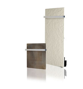 electric towel radiator / steel / contemporary / vertical