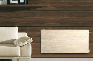 hot water radiator / slate / contemporary / horizontal