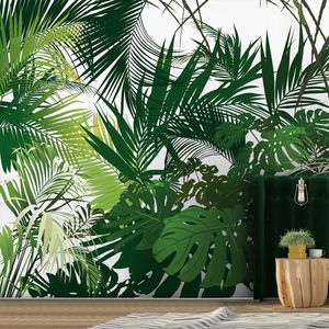 original design wallpaper / floral / nature pattern / panoramic