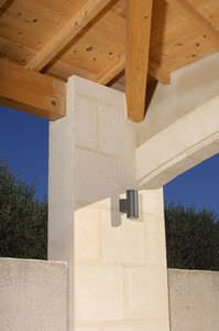 solid concrete block / for pillars / exposed