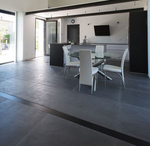 indoor tile / floor / concrete / matte