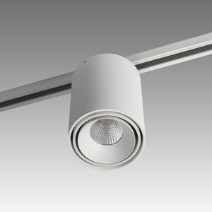 LED track lights / round / aluminum / commercial