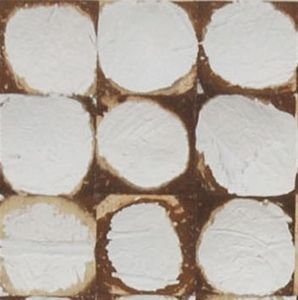 indoor mosaic tile / wall / coconut / geometric