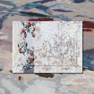 traditional rug / patterned / wool / rectangular