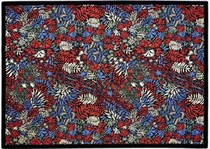 contemporary rug / patterned / polyamide / wool